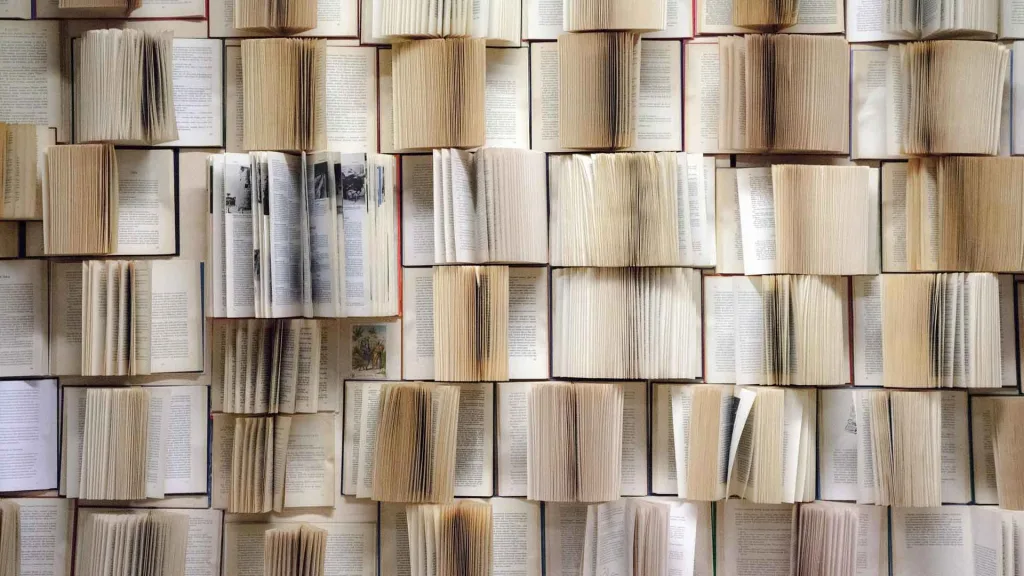 Download free HD stock image of Book Wall Books