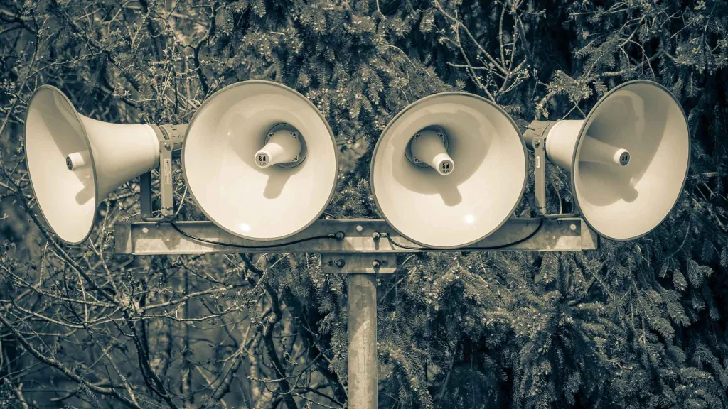 Download free HD stock image of Megaphone Speaker
