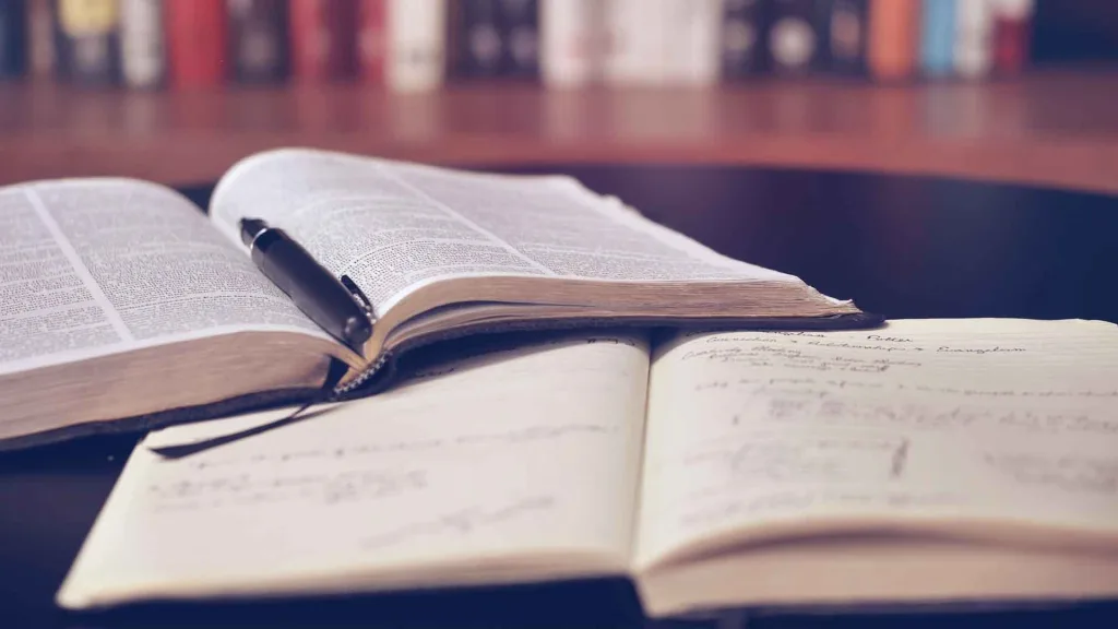 Download free HD stock image of Open Book Library